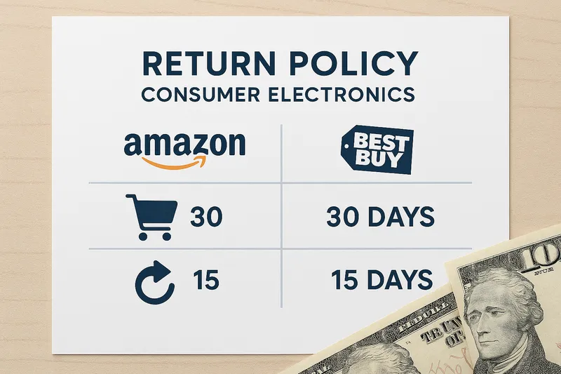 Amerika Elektronik İade Politikaları: Best Buy ve Amazon Karşılaştırması